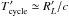 \hbox{$T'_{\mathrm{cycle}} \simeq R_L'/c$}