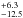 \hbox{$_{-12.5}^{+6.3}$}