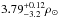 \hbox{$3.79^{+0.12}_{-3.2} \rho_{\odot}$}
