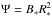 \hbox{$\Psi=B_* R_*^2$}