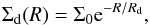 \appendix \setcounter{section}{2} \begin{eqnarray} \Sigma_{\rm d}(R)=\Sigma_0{\rm e}^{-R/R_{\rm d} }, \end{eqnarray}