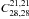 \hbox{$C_\mathrm{28,28}^\mathrm{21,21}$}