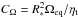 \hbox{$C_\Omega = {R_\ast^2 \Omega_{\rm eq}}/{\eT}$}