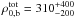 \hbox{$\rho^{\rm tot}_{\rm 0,b} = 310^{+400}_{-200}$}