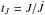 \hbox{$t_J=J/\dot{J}$}