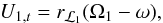 \begin{equation} U_{1,t}=r_{\mathcal{L}_{1}}(\Omega_{1}-\omega), \label{U_1t} \end{equation}