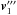 \hbox{$\vec{v}_{1}^{\prime\prime\prime}$}