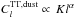 \hbox{${C_l^{\mathrm{TT,dust}}\propto\,Kl^{\alpha}}$}