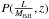 \hbox{$P(\frac{L}{M_\mathrm{BH}}, z)$}