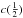 \hbox{$c(\frac{1}{2})$}