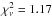 \hbox{$\chi_{\nu}^2=1.17$}