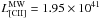 \hbox{$L^{\rm MW}_{\rm [CII]}=1.95\times10^{41}$}