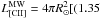 \hbox{$L^{\rm MW}_{\rm [CII]}=4\pi R_\odot^2[(1.35$}