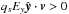 \hbox{$q_sE_y\hat{\vec{y}}\cdot\vec{v} > 0$}