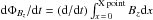 \hbox{$\mathrm{d}\Phi_{B_z}/\mathrm{d} t=(\mathrm{d}/\mathrm{d} t)\int_{x\,=\,0}^\text{X point}B_z\mathrm{d} x$}