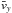 \hbox{$\bar{v}_{y}$}