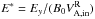 \hbox{$E^* = E_y/(B_0V_\mathrm{A,in}^\mathrm{R})$}
