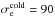 \hbox{$\sigma_\mathrm{e}^\mathrm{cold} = 90$}