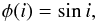 \begin{eqnarray} \phi(i)=\sin i,\label{eq:inclination-prior} \end{eqnarray}