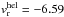 \hbox{$v^{\rm hel}_{\rm r} = -6.59$}