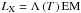 \hbox{$L_{\rm X}=\Lambda\left(T\right) {\rm EM}$}