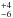 \hbox{$^{+4}_{-6}$}