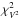\hbox{$\chi^2_{V^2}$}
