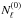 \hbox{$N_{\ell}^{(0)}$}