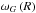 \hbox{$\omega_{G}\left(R\right)$}