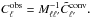 \hbox{$C_\ell^{\rm{obs}} = M_{\ell \ell'}^{-1} {\tilde C}^\text{\rm conv}_{\ell'} .$}
