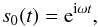 \appendix \setcounter{section}{1} \begin{equation} \label{bol_in} s_0(t)={\rm e}^{{\rm i}\omega t}, \end{equation}