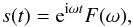 \appendix \setcounter{section}{1} \begin{equation} \label{bol_out} s(t)={\rm e}^{{\rm i}\omega t}F(\omega), \end{equation}