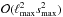 \hbox{$\clo(\ell_{\rm max}^2 s_{\rm max}^2)$}