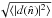 \hbox{$\sqrt{ \langle| d(\hat{n})|^2 \rangle }$}