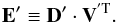 \appendix \setcounter{section}{7} \begin{equation} {\bf E}' \equiv {\bf D}' \cdot {\bf V}^{'\rm T}. \label{eq:shorter_emodes} \end{equation}