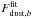 \hbox{$F_{{\rm dust},b}^{\rm fit}$}