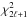 \hbox{$\chi^2_{2\ell +1}$}