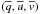 \hbox{$(\overline{q},\overline{u},\overline{v})$}