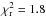\hbox{$\chi^2_\mathrm{r} = 1.8$}