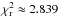 \hbox{$\chi^2_\mathrm{r} \approx 2.839$}
