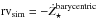 \hbox{$\mathrm{rv}_\mathrm{sim} = -\dot{Z}_{\star}^{\mathrm{barycentric}}$}