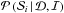 \hbox{$\mathcal{P}\left(\mathcal{S}_{i} \,|\, \mathcal{D}, \mathcal{I}\right)$}