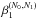 \hbox{$\beta^{(N_0, N_1)}_1$}