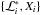 \hbox{$\{ \constr_i, X_i \}$}