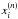\hbox{$x_i^{(n)}$}
