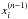 \hbox{$x_i^{(n-1)}$}