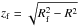 \hbox{$z_{\rm f}=\sqrt{R_{\rm f}^2-R^2}$}