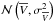 \hbox{$\mathcal{N}\left(\overline{V}, \sigma_{\overline{V}}^{2} \right)$}