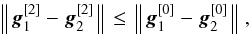 \begin{equation} \left \Arrowvert \bg_1^{[2]} - \bg_2^{[2]} \right \Arrowvert \leq \left \Arrowvert \bg_1^{[0]} - \bg_2^{[0]} \right \Arrowvert, \label{eq:convergence_req} \end{equation}