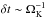 \hbox{$\delta t\sim \Omega_\rmK^{-1}$}